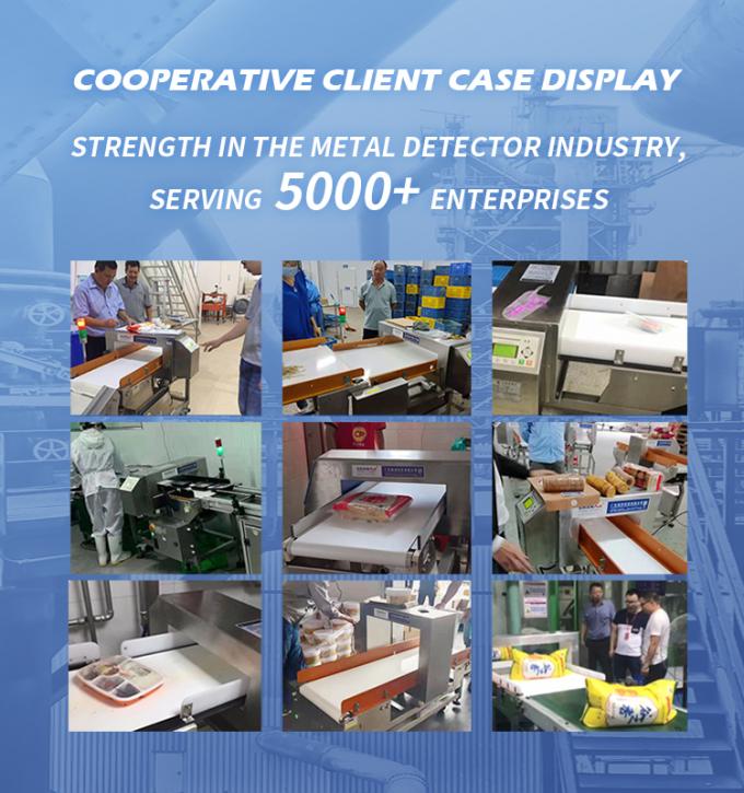 Profesjonalny detektor metali do żywności: automatyczny przenośnik, stal nierdzewna, do sera, krakersów, owoców morza, mleka, herbatników, mięsa, certyfikat CE 5