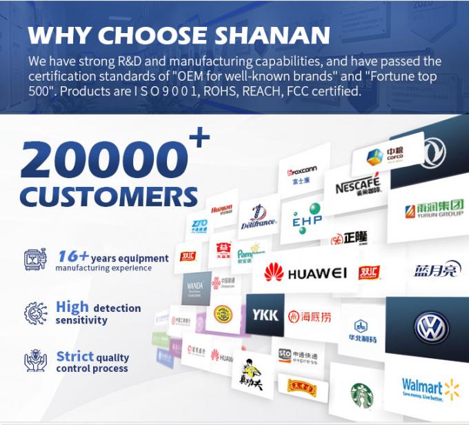 Wykrywacz metali na taśmociągu, łatwy w użyciu, przeznaczony do kontaktu z żywnością, z funkcją odrzutu, certyfikat CE i ISO 3