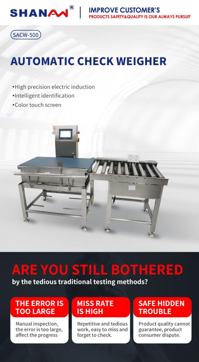 Frozen Fish Checkweigher Scale With Automated Sorting checking weigher reject System For Quality Products 2