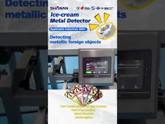 Przedstawiamy przenośnik taśmowy do pakowania folią aluminiową, przemysł spożywczy, wykrywacz metali dla Ciebie