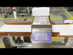 Automatyczny detektor metali dla przemysłu spożywczego, taśmociąg, bezpieczny, dostosowany do potrzeb klienta, OEM, demonstracja