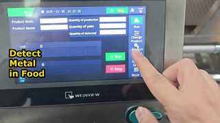 Wykrywacz metalu w żywności wykrywa ciała obce