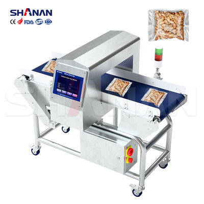 Highly Accurate Conveyor Belt Metal Detector With Metal Detector For Food Nuts Manufacturing